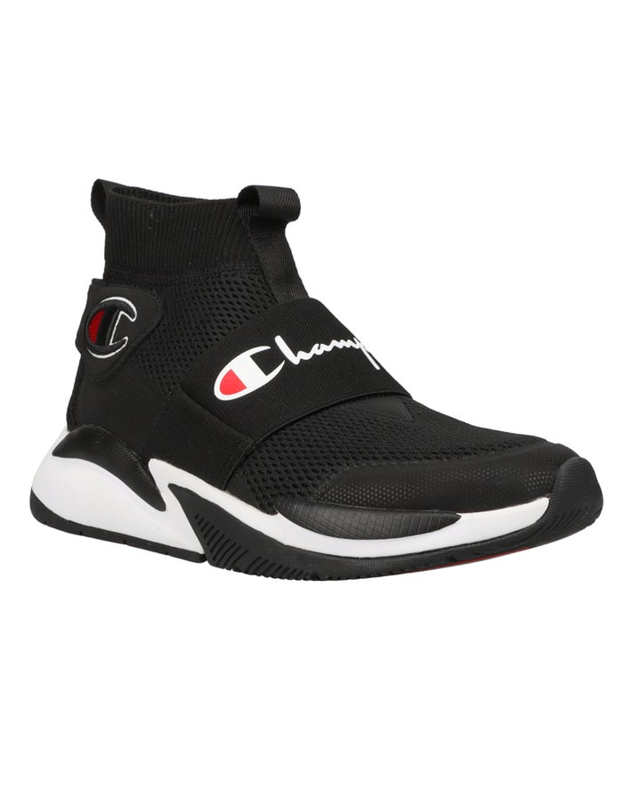 Champion Mens Sneakers NZ - Xg Pro Black ( 4136-OFBUG )